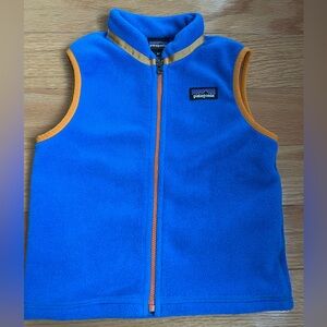 Patagonia fleece vest toddler
